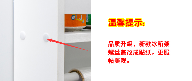 瑞美特 调味品收纳架层架厨房置物架创意冰箱侧挂架 两层   现货