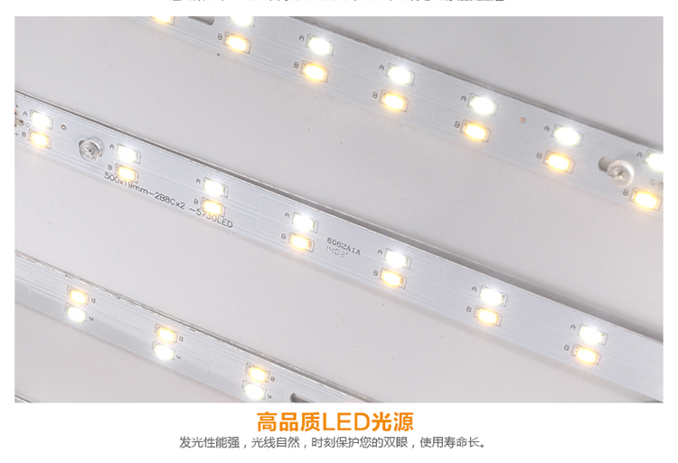 
                                        简普 现代吸顶灯简约LED客厅灯卧室灯餐厅灯饰灯具Q2600 九头圈圈灯罩 单色白光                