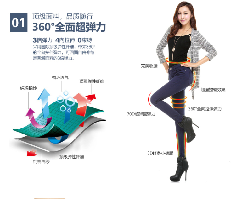 货到付款 芭奈儿 实拍加肥加大女裤子2014秋冬加绒加厚弹力修身小脚靴裤打底裤1069 墨绿 30码