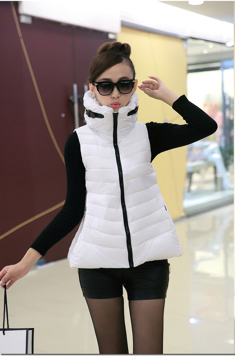 2014新款韩版秋冬糖果色<em>棉服</em>羽绒棉<em>短款马甲</em>