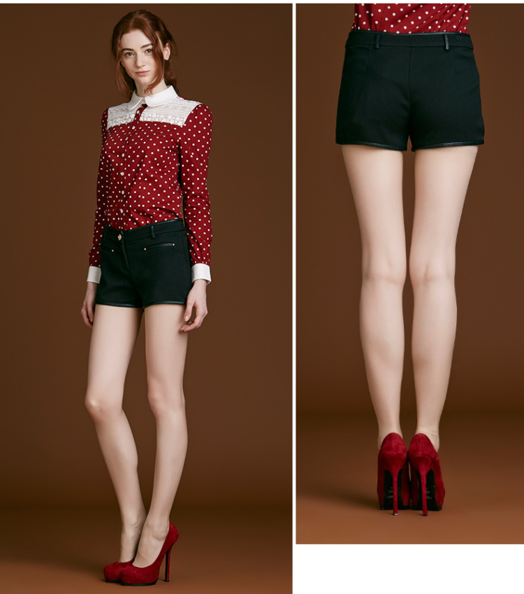 CCDD2014秋装专柜<em>正品</em>新款<em>女式西装短裤</em>潮