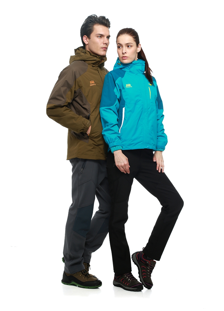 迈途冲锋衣户外男女款<em>三合一抓绒</em>衣软壳<em>开衫</em>双