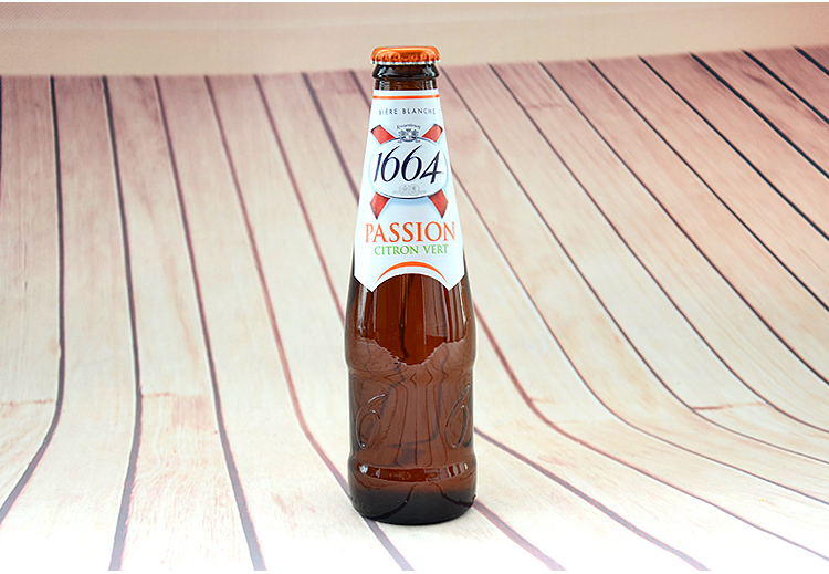 法国进口啤酒1664百香果啤酒进口水果啤酒25