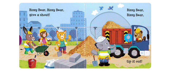bizzy bear 6册 小熊很忙系列 纸板玩具机关操作书 英文原版绘本