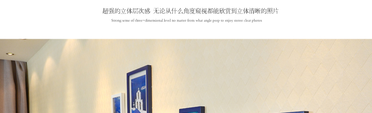 
                                        梓晨 实木照片墙 相框墙/照片墙 地中海风格 相片墙相框创意组合 HD1103 蓝色                