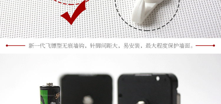 
                                        GeekCook钟国创意 时间条码金属挂钟Geek范 静音时钟 壁钟 石英钟 红色                