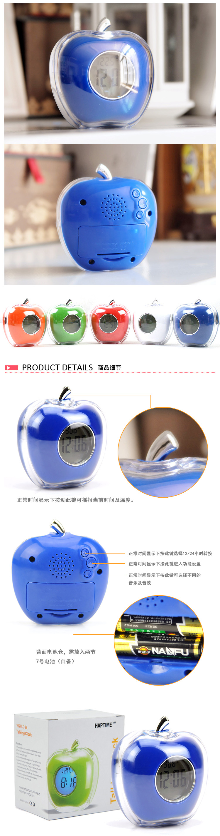 座钟复古钟欧式钟多款可选 双面钟G1206