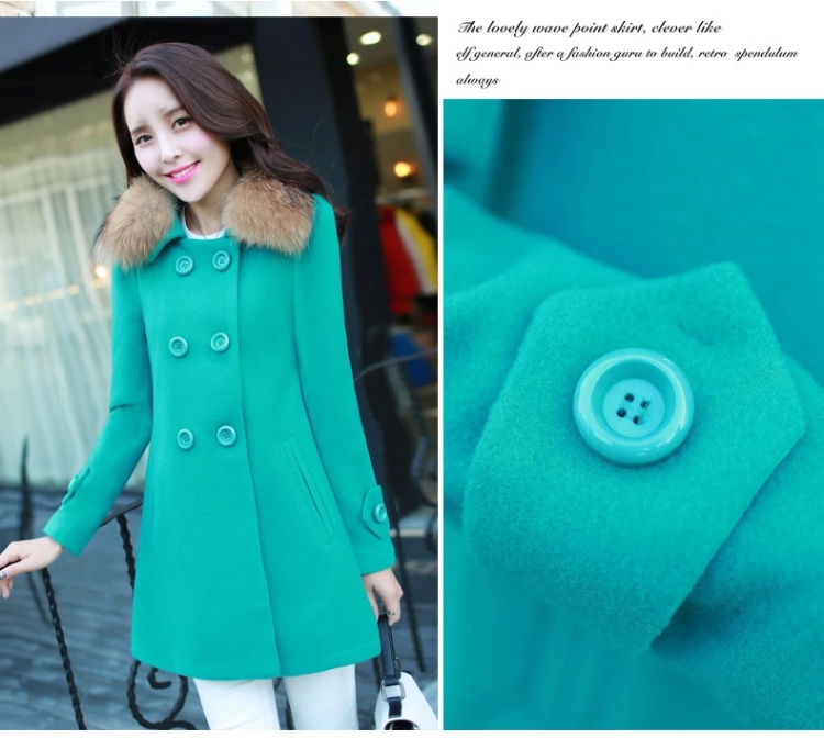 Yu Ying 2015 autumn and winter new women's Korea version of large numbers in length of Sau San for?? jacket coat gross female YH150 Yellow M picture, prices, brand platters! The elections are supplied in the national character of distribution, so action, buy now enjoy more preferential! As soon as possible.