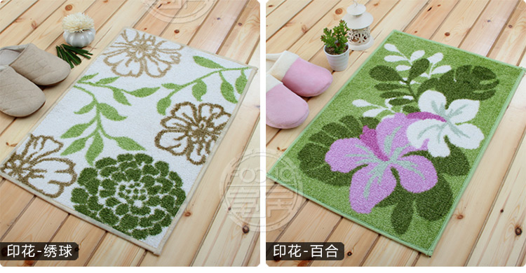 富居 门垫地毯地垫 吸水防滑脚垫 40*60cm 海狸绒-驼