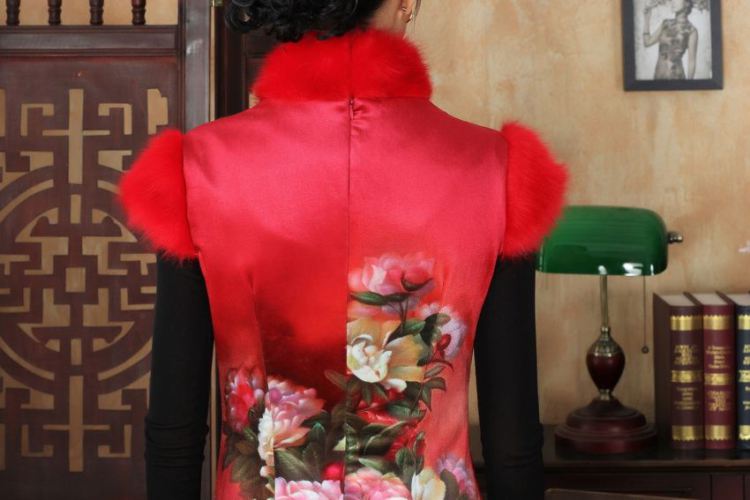 Ms. 27.41 picking qipao Tang dynasty improved winter cheongsam collar Foutune of dress dresses -A picture color S picture, prices, brand platters! The elections are supplied in the national character of distribution, so action, buy now enjoy more preferential! As soon as possible.