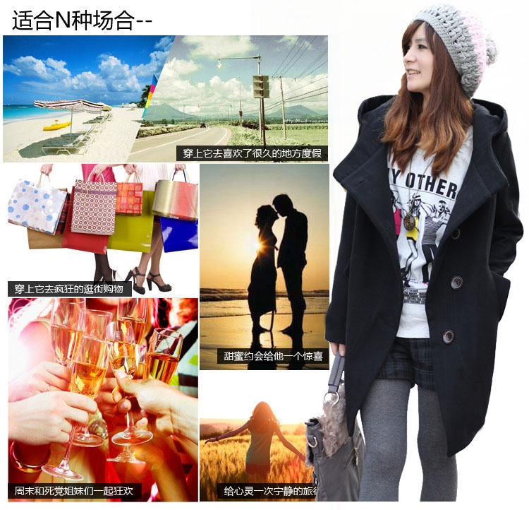 2015 Autumn and winter new Korean large coats gross? female windbreaker. Long Single Row Clip cap gross? female RED M picture jacket, prices, brand platters! The elections are supplied in the national character of distribution, so action, buy now enjoy more preferential! As soon as possible.