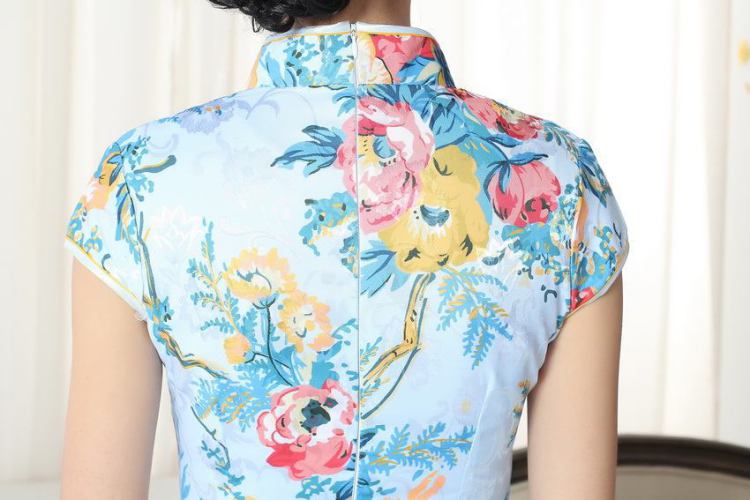 For Pont Sondé Ms. Diane new jacquard cotton daily Chinese qipao cultivating short cheongsam picture color XXL pictures, price, brand platters! Elections are good character, the national distribution, so why buy now enjoy more preferential! Health