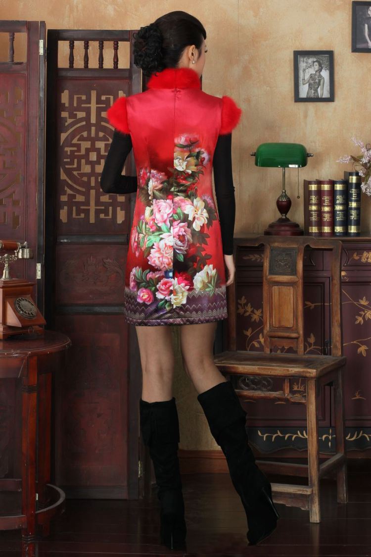 The frequency response, Ms. Tang cheongsam with improved winter dresses, for the waist dress dresses - A picture color 2 XL pictures, price, brand platters! Elections are good character, the national distribution, so why buy now enjoy more preferential! Health