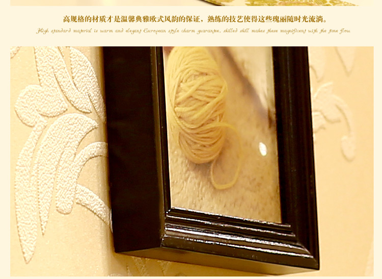 
                                                                                维佳 欧式相框 摆台 创意时尚6寸7寸10寸挂墙相框架画框 组合照片墙 莫兰迪绿 6寸                