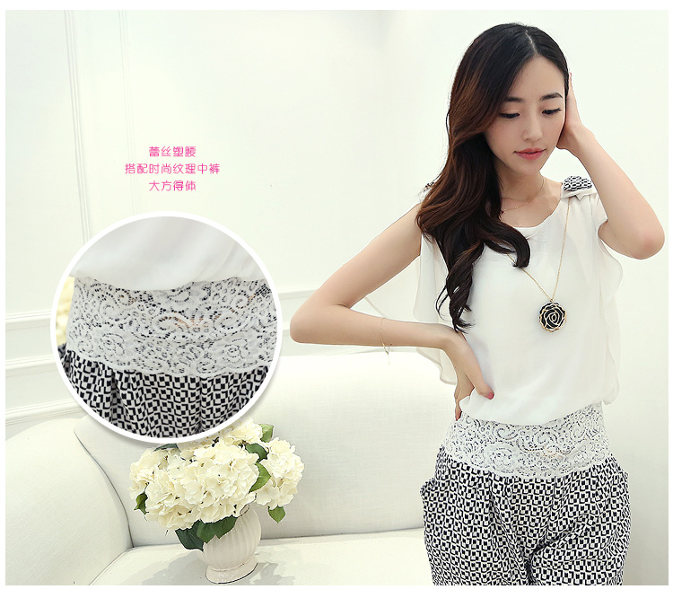 Margaret Elizabeth Kahlo's 2015 new summer leisure package Korean fashion snow woven lace stitching short sleeve women white XXL pictures, price, brand platters! Elections are good character, the national distribution, so why buy now enjoy more preferential! Health