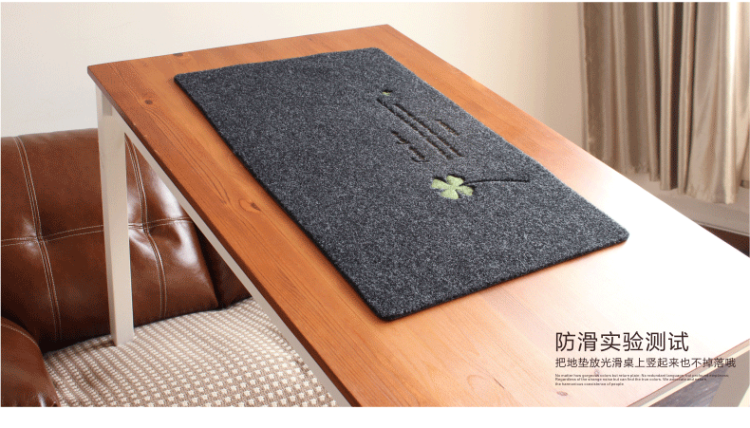 
                                        维科家纺 防滑蹭灰土垫脚垫地毯 门口入户进门地垫门垫 暗红发财树款 60x90cm                