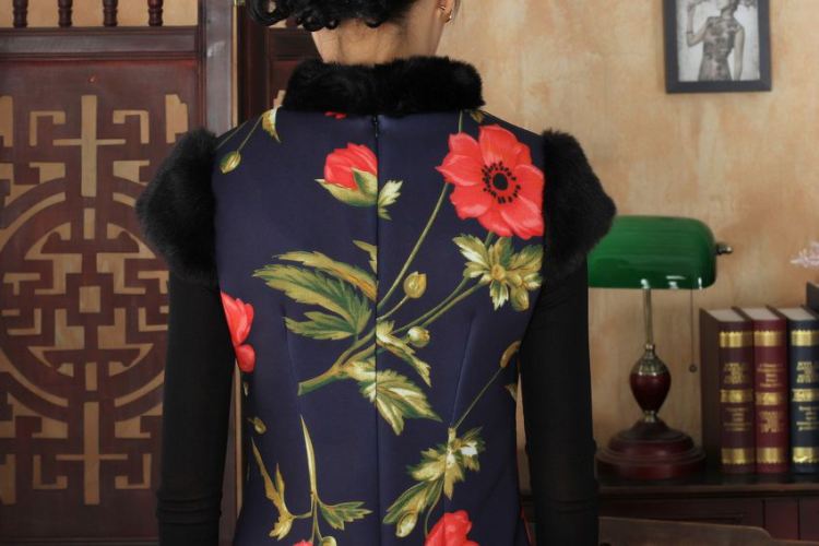 The frequency response, Ms. Tang cheongsam with improved winter dresses, for the waist dress dresses Y 0028 Map Color 2 XL pictures, price, brand platters! Elections are good character, the national distribution, so why buy now enjoy more preferential! Health