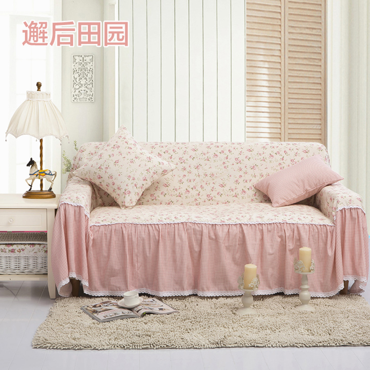
                                        路派LUPAI   加厚帆布印花沙发套双人沙发巾全包防滑沙发罩沙发垫 帆布沙发套神秘恋人 210*350cm四人                