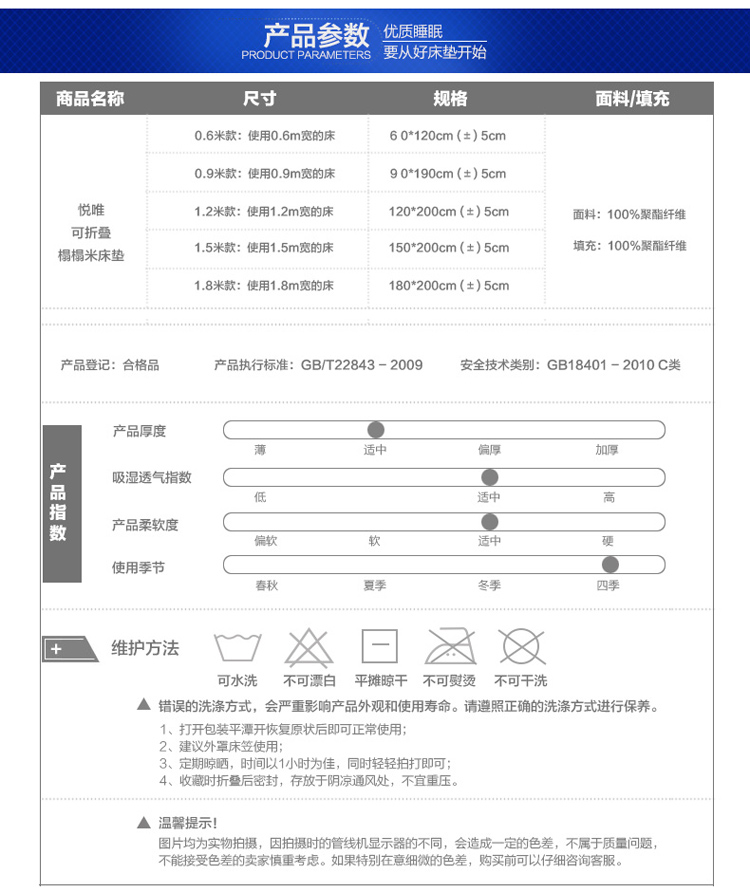 FELL家纺 榻榻米可折叠床垫 单双人垫被0.6/1.2/1.5/1.8学生宿舍床垫 绅士灰 150cm*200cm