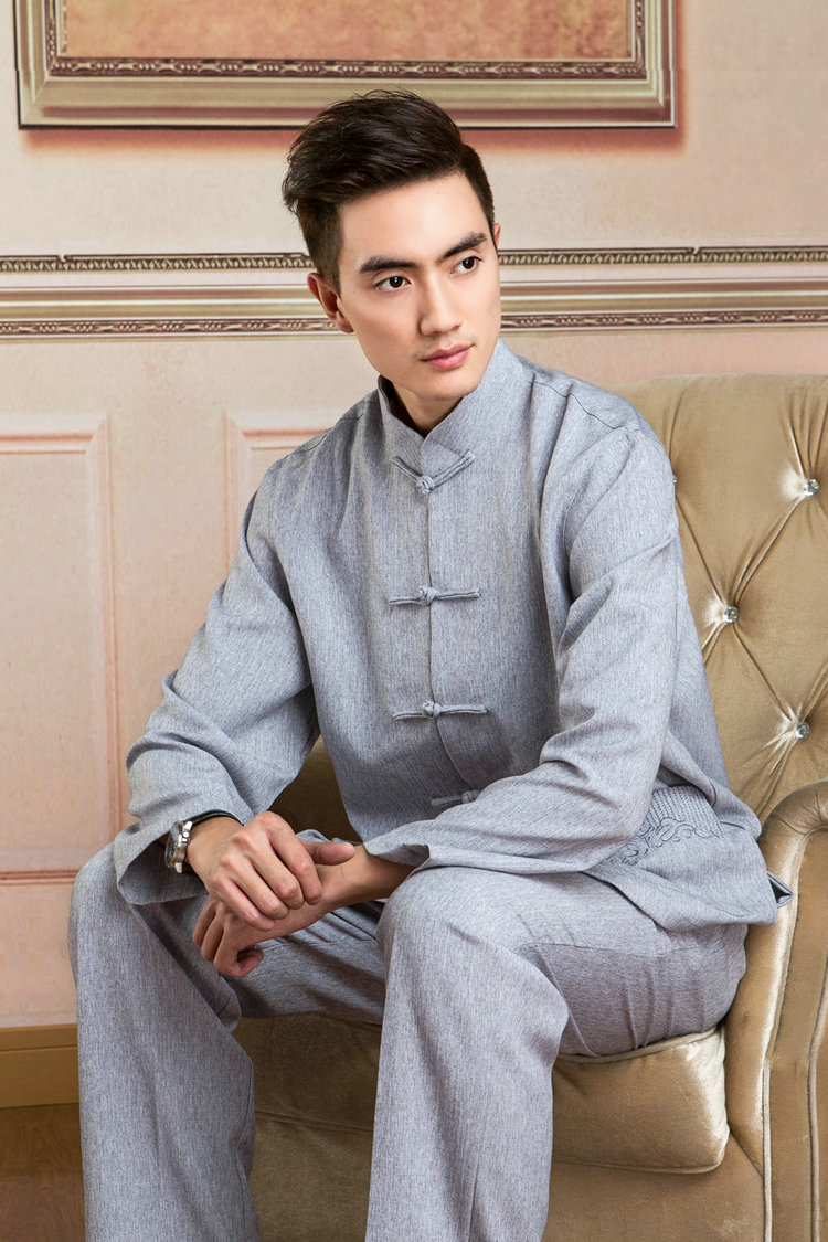 Shanghai, optimization options Tang Dynasty Men long-sleeved sweater cotton linen collar Tang Dynasty Package kung fu tai chi service kit shirt - 1) packaged XL Photo, prices, brand platters! The elections are supplied in the national character of distribution, so action, buy now enjoy more preferential! As soon as possible.