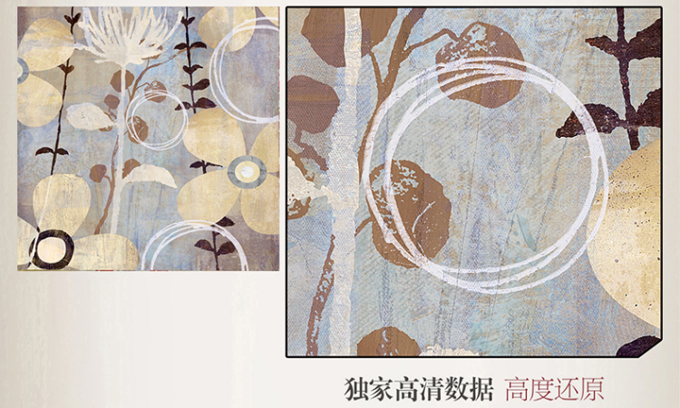 梵格 美式装饰画客厅现代简约餐厅玄关有框画油画背景墙画挂画 D 50x50