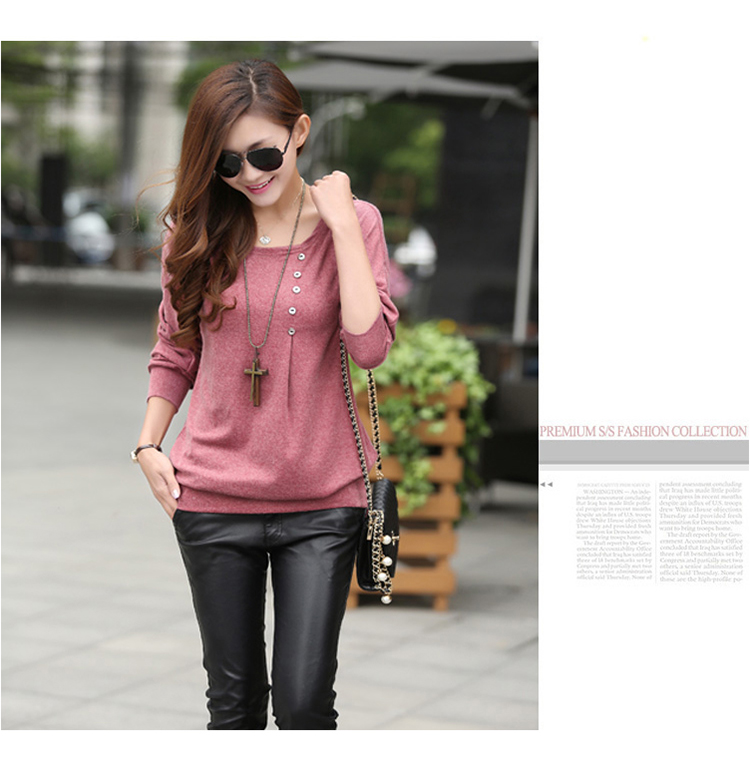 Shin Sung thick, Hin thin 2015 Autumn new products Korean women xl wild loose long-sleeved T-shirt with round collar knitting sweater, forming the basis of the girl 921 Black 3XL recommendations 150-165¨catty picture, prices, brand platters! The elections are supplied in the national character of distribution, so action, buy now enjoy more preferential! As soon as possible.