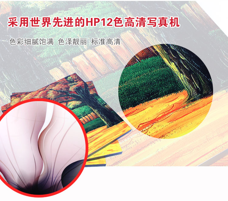 格美奇大韩烤瓷水晶客厅装饰画现代沙发背景墙三联无框画餐厅挂画壁画 W79玫瑰花语 70*70整套价(水晶)