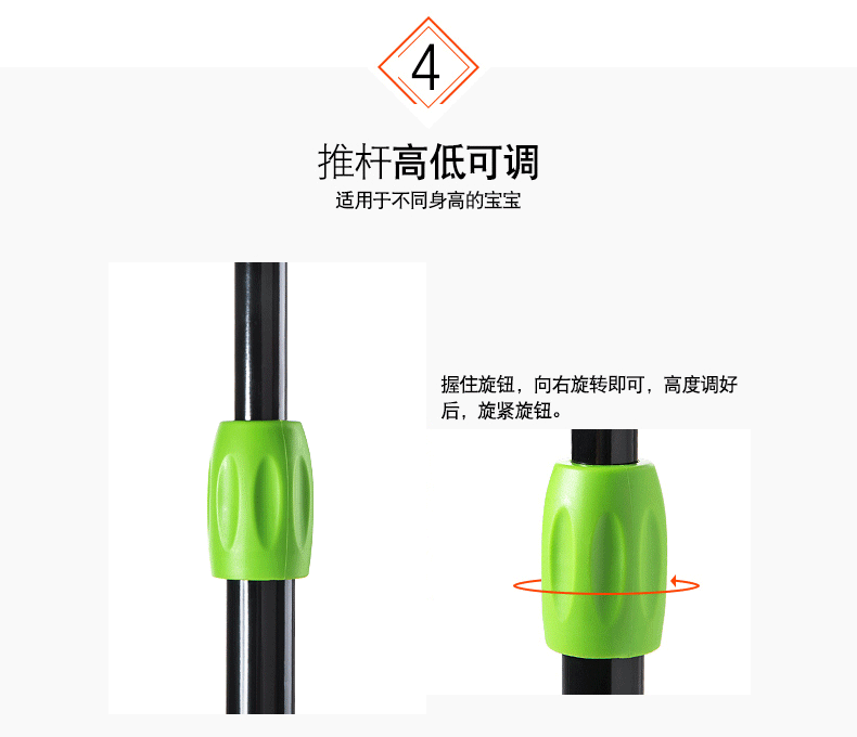 gb好孩子儿童滑板车2/3/4/5岁宝宝滑滑车小孩玩具代步