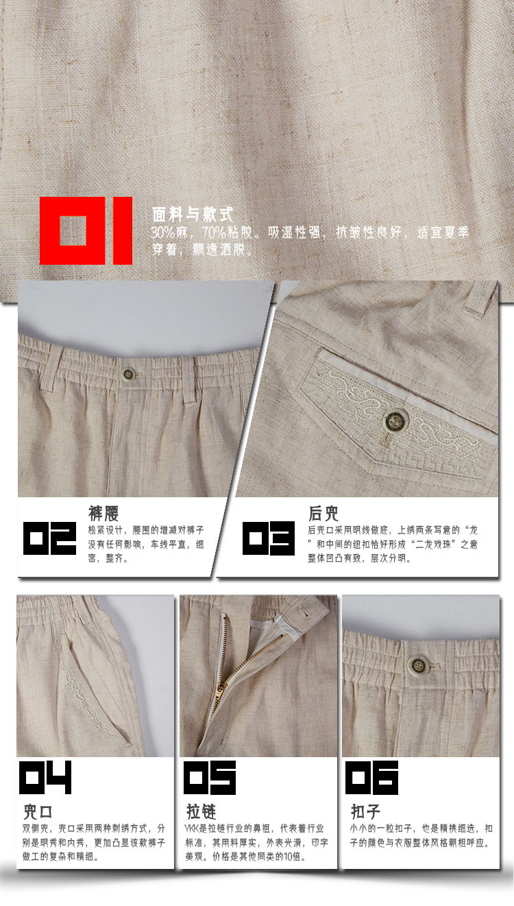 De-line fudo men's trousers, Tang Dynasty