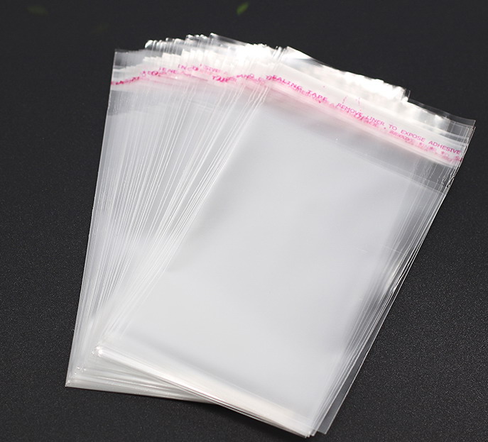 达之礼OPP不干胶自粘袋服装包装袋透明塑料袋看选项30*40cm 双层5丝100 