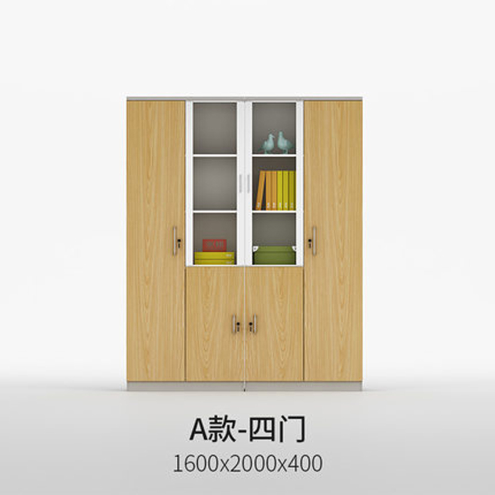 优郡 办公家具 板式文件柜 高柜 组合柜 书柜 资料柜 六门(2.4*0.4m)