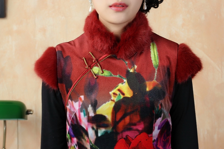 Ms. 27.41 picking qipao Tang dynasty improved winter cheongsam collar Foutune of dress dresses -A picture color S picture, prices, brand platters! The elections are supplied in the national character of distribution, so action, buy now enjoy more preferential! As soon as possible.