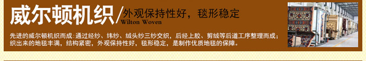 
                                        加厚手工羊毛质感地毯欧式田园简约现代风卧室床前客厅茶几地垫 机织混纺高密立体雕花 1252W 180*250cm                