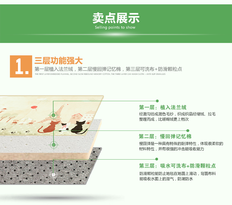 包邮法兰绒毛毯地垫儿童毛毯猫咪卡通地垫客厅地毯卧室书房家用地毯 粉红色 185CM*185CM