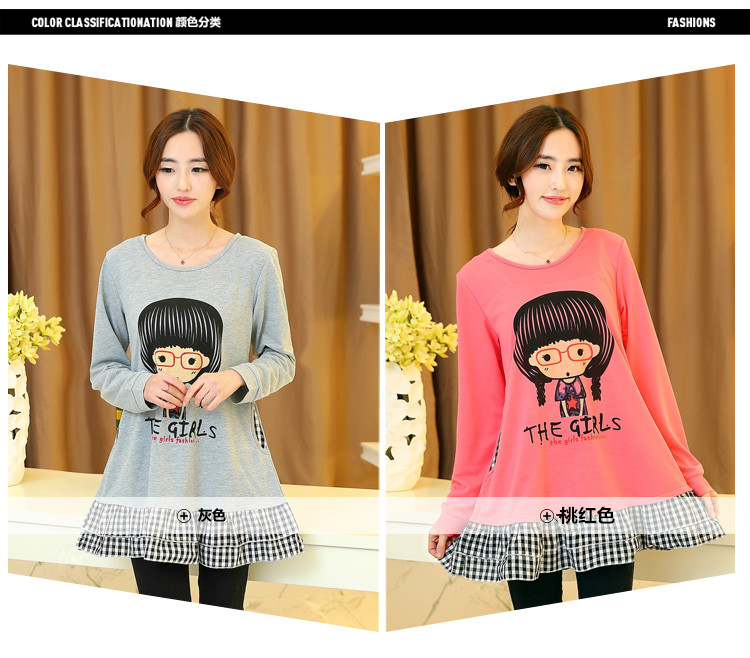  To increase the number Zz&ff Women 2015 Autumn new stamp forming the shirt, long-sleeved T-shirt thick MM thin black shirt loose video (eye) XXXL picture, prices, brand platters! The elections are supplied in the national character of distribution, so action, buy now enjoy more preferential! As soon as possible.