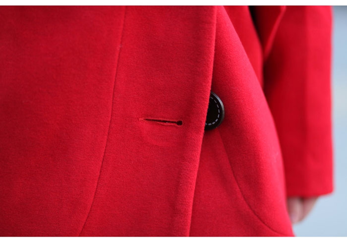 2015 Autumn and winter new Korean large coats gross? female windbreaker. Long Single Row Clip cap gross? female RED M picture jacket, prices, brand platters! The elections are supplied in the national character of distribution, so action, buy now enjoy more preferential! As soon as possible.