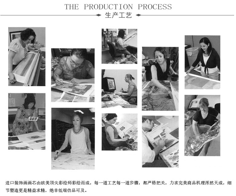 奇居良品进口画芯客厅餐厅卧室玄关装饰画挂画壁画装饰字画 蓝孔雀 装饰画蓝孔雀1 54*64cm
