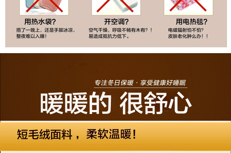 晶丽莱家纺 榻榻米保暖法莱绒加厚床垫法兰绒床褥垫被珊瑚绒褥子 短毛紫红 1.8m床