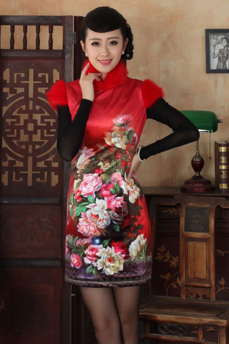 The frequency response, Ms. Tang cheongsam with improved winter dresses, for the waist dress dresses - A picture color 2 XL pictures, price, brand platters! Elections are good character, the national distribution, so why buy now enjoy more preferential! Health