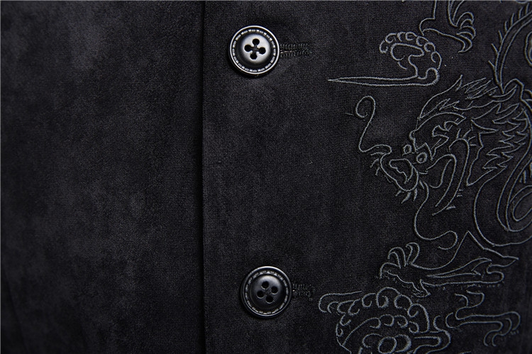 De Fudo Dragon High Tang dynasty men in spring and autumn 2015 Sau San jacket boutique Chinese shirt Chinese tunic China wind men black L picture, prices, brand platters! The elections are supplied in the national character of distribution, so action, buy now enjoy more preferential! As soon as possible.