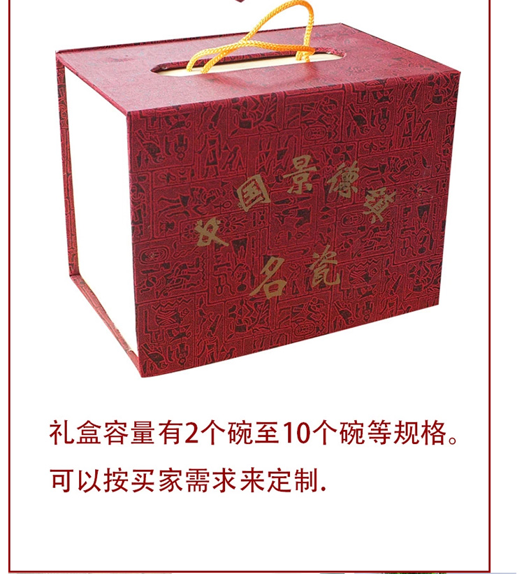 
                                                                                瓷物语 高白泥陶瓷仿古碗 面碗 中式瓷高脚碗具 斗彩万花 景德镇米饭碗 5.5英寸面碗                