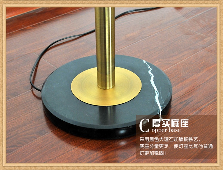 落地灯欧式新古典水晶LED落地灯后现代客厅书房卧室落地灯L31