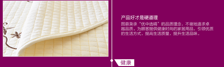 
                                                            慕格 全棉沙发垫布艺时尚刺绣靠背巾沙发套罩全盖坐垫 双碟贴布 70cm*70cm(单条装)                
