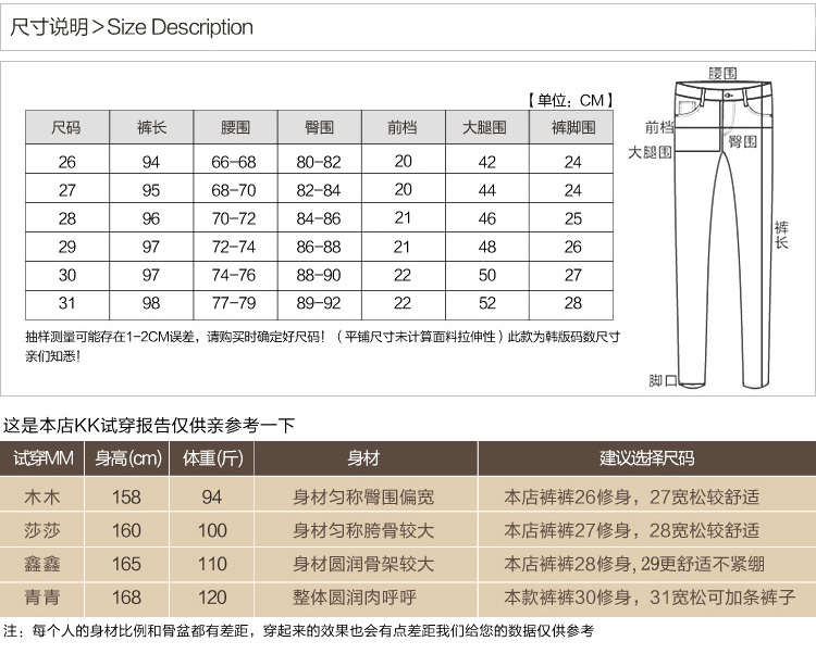 GRAPOS2015秋冬新款加厚加绒大码弹力靴裤小脚裤彩色铅笔裤打底裤女DK098 宝蓝色 28码