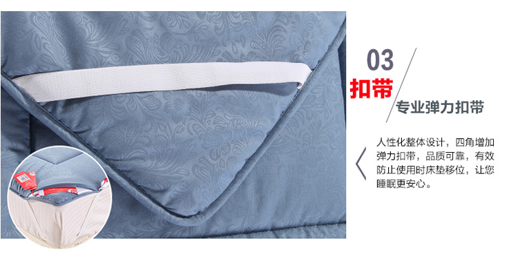 FELL家纺 榻榻米可折叠床垫 单双人垫被0.6/1.2/1.5/1.8学生宿舍床垫 绅士灰 150cm*200cm