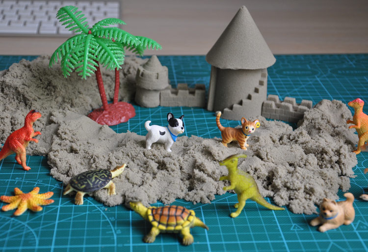 馨颜 动力沙 Kinetic Sand 早教益智玩具 火星沙太空沙 1kg体验装
