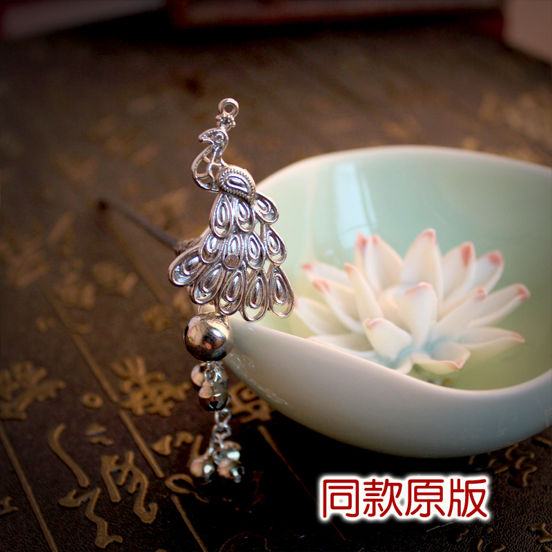 璟格格特工皇妃楚乔传赵丽颖星儿发簪子古风头饰凤凰发钗子流苏铃铛宫