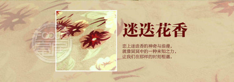 江南叶富居FOOJO 地毯 卧室茶几客厅珊瑚绒印花地垫脚踏垫 迷迭花香 80*160cm飘窗垫床边垫