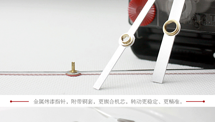
                                        GeekCook钟国创意 光影胶片金属挂钟怀旧钟表 客厅静音石英钟 黑色框 12英寸                