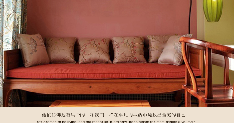 室全室美现代客厅简约大幅大厅书法字画中式中国壁画挂画实木有框画古代名人名画花卉百花红 宋雨贵等人合作盛世才有百花红 60*160cm/幅